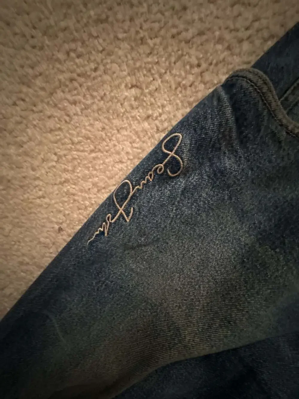 Sean John Vintage Baggy Fit Denim Jeans 36